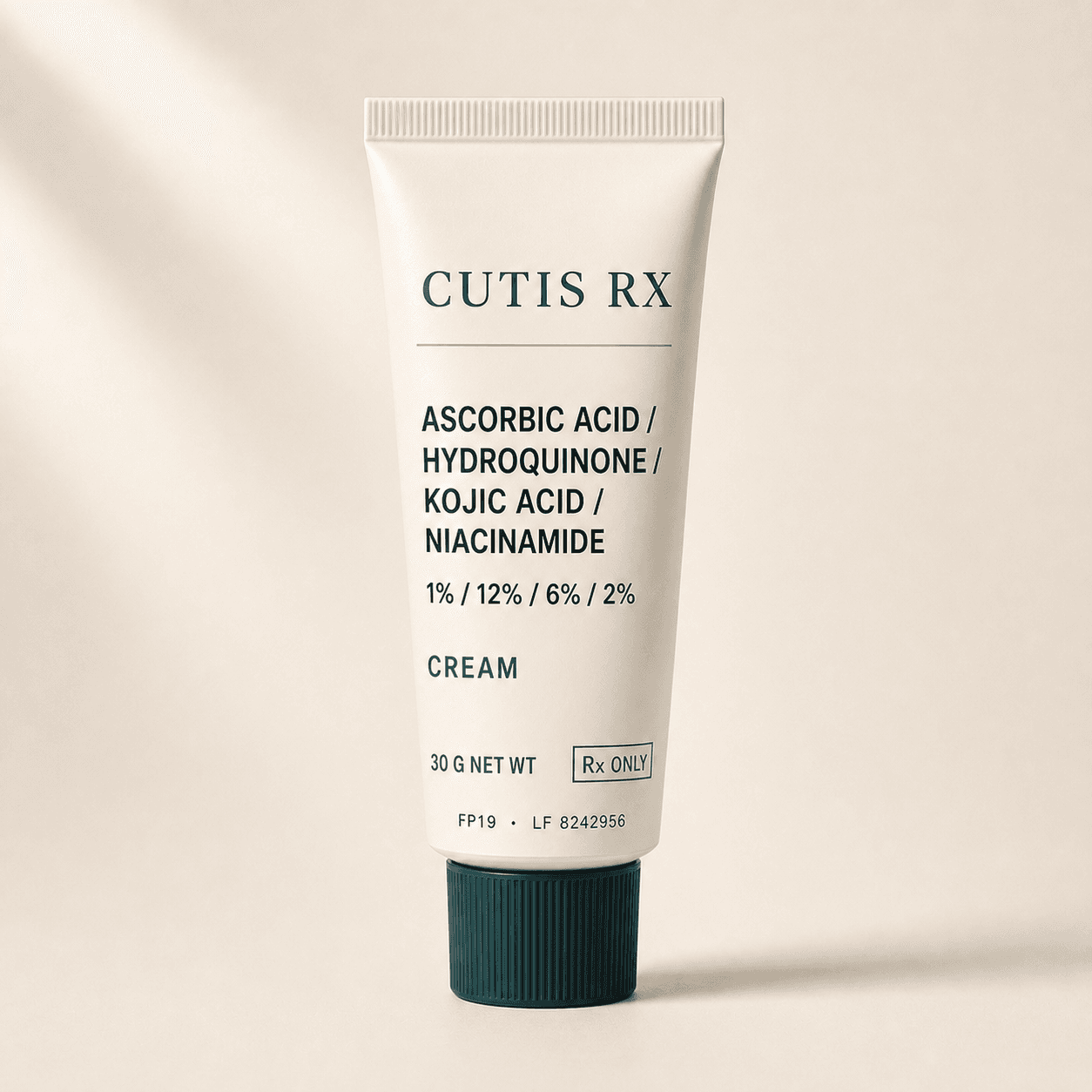 Ascorbic Acid / Hydroquinone / Kojic Acid / Niacinamide Cream product packaging