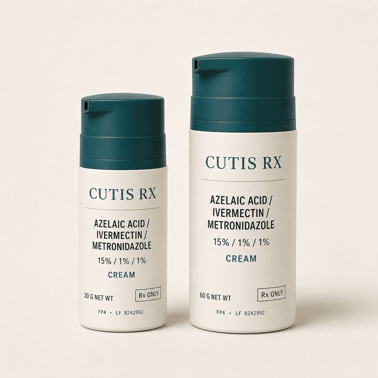 Azelaic Acid / Ivermectin / Metronidazole 15/1/1% Cream product packaging