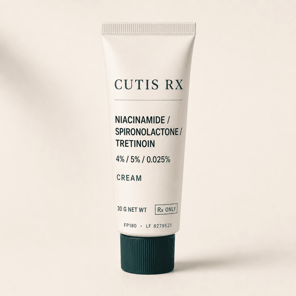 Niacinamide / Spironolactone / Tretinoin 4/5/0.025% Cream product packaging