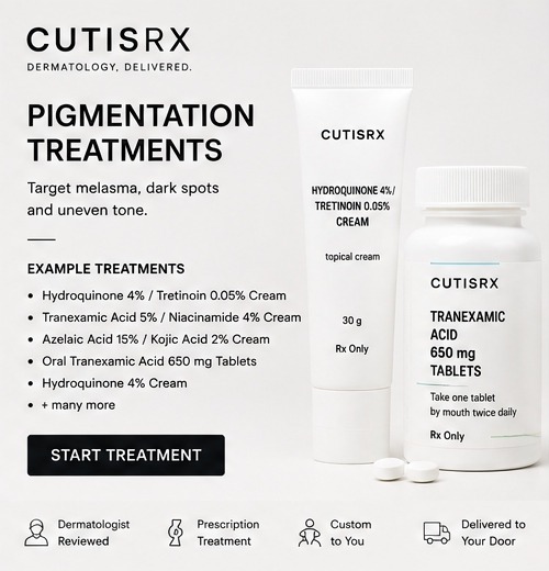 CutisRx pigmentation treatment examples