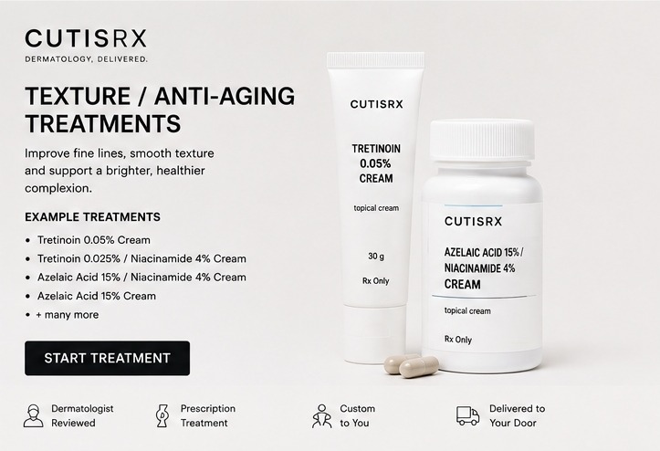 CutisRx texture and anti-aging treatment examples